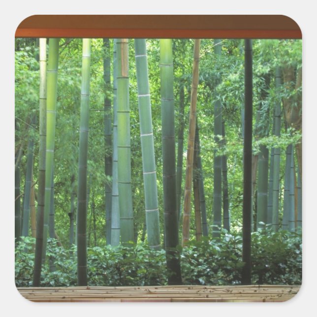 Adesivo Quadrado Okochi Sanso, Arashiyama, Kyoto, Japão 3 (Frente)