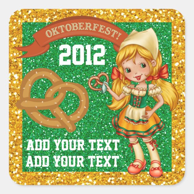 Adesivo Quadrado Oktoberfest Sticker - SRF (Frente)