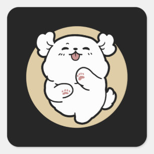 Adesivo Quadrado Olá do Lado Barrado