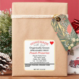 Adesivo Quadrado Óleo Vermelho Laranja Pêssego Preserva Cama