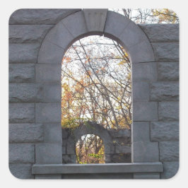 Adesivo Quadrado Olhando Através