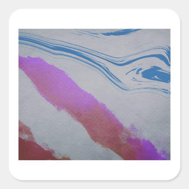 Adesivo Quadrado Olho Azul (Frente)