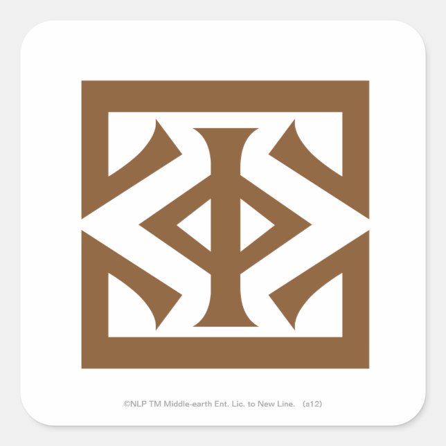 Adesivo Quadrado Olho de Sauron (Frente)