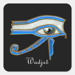 Adesivo Quadrado OLHOS DE HORUS Wadjet egípcio Art Stickers