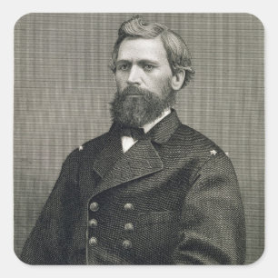 Adesivo Quadrado Oliver Otis Howard (1830-1909), gravado por Robert