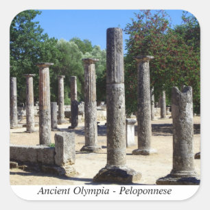 Adesivo Quadrado Olympia antiga - Peloponnese