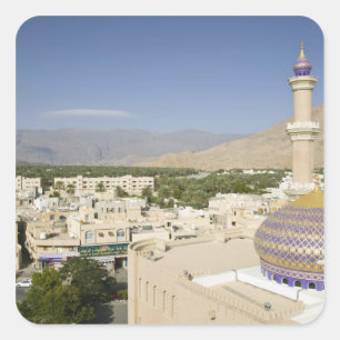 Adesivo Quadrado Omã, Montanhas Hajar Ocidentais, Nizwa. Nizwa