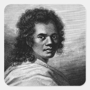 Adesivo Quadrado Omai, gravado por J.Caldwall, 1777