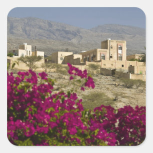 Adesivo Quadrado Oman, Montanhas do Hajar Ocidental, Al Hamra. Cida