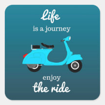 Ombro Azul de Cota Inspiracional de Vida