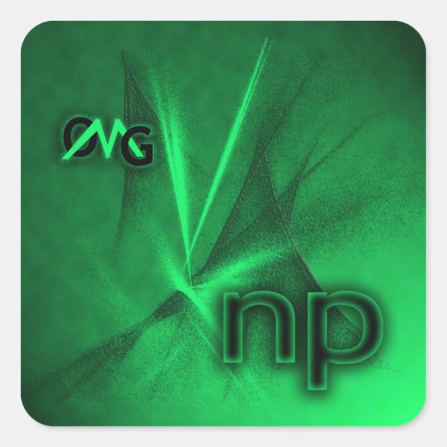 ADESIVO QUADRADO OMG! (Frente)