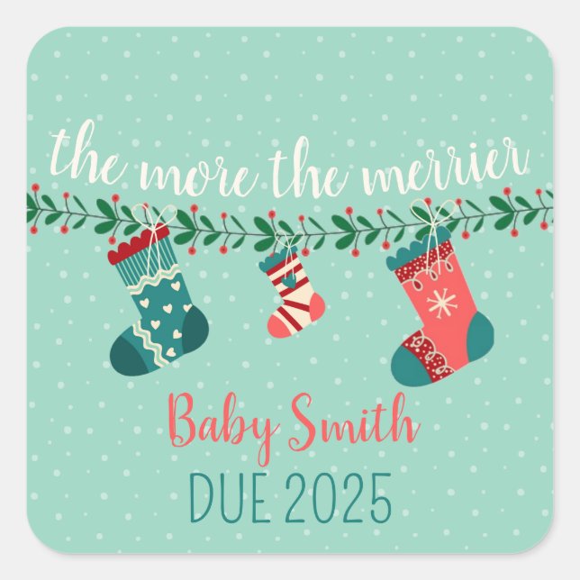 Adesivo Quadrado oMoretheMERRIER (Frente)