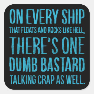 Adesivo Quadrado On Every Ship
