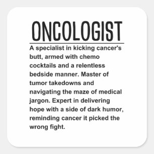 Adesivo Quadrado Oncologista