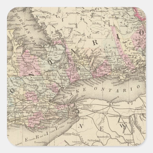 Adesivo Quadrado Ontário 2 (Frente)