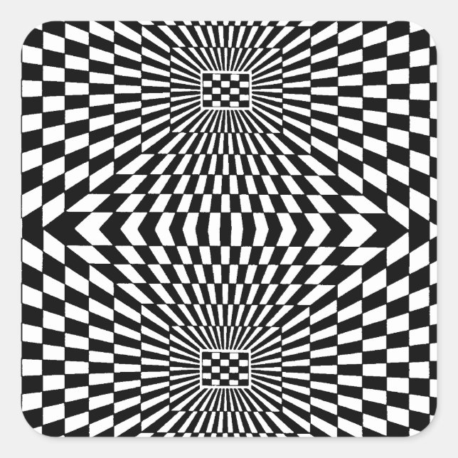 Adesivo Quadrado OP -Art nº 11 em Emporio Moffa (Frente)