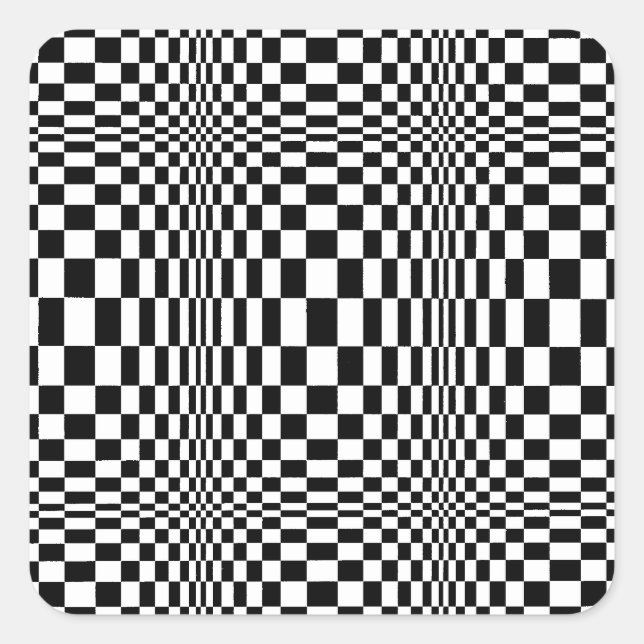 Adesivo Quadrado OP -Art nº 1 em Emporio Moffa (Frente)