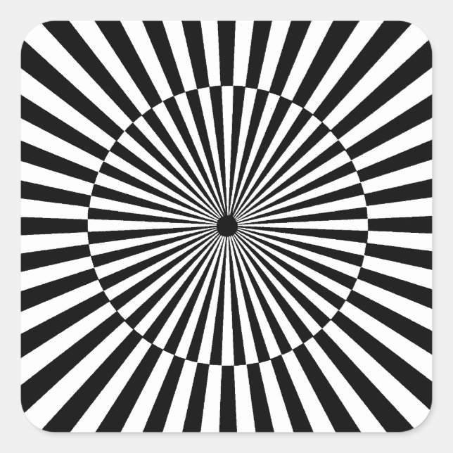 Adesivo Quadrado OP -Art nº 3 em Emporio Moffa (Frente)