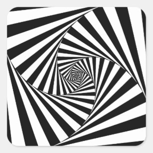 Adesivo Quadrado OP -Art nº 4 em Emporio Moffa