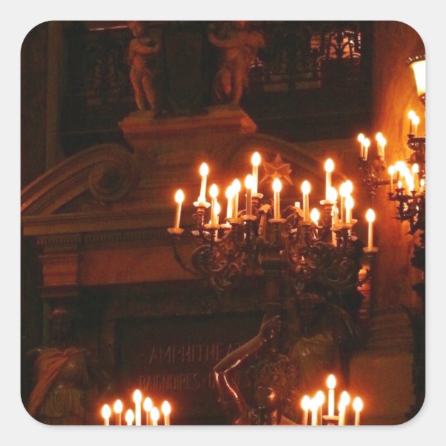 Adesivo Quadrado Ópera de Paris/Palais Garnier (Frente)