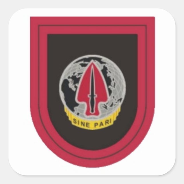 ADESIVO QUADRADO OPERAÇÕES ESPECIAIS COMANDO FLASH/DUI STICKERS (Frente)