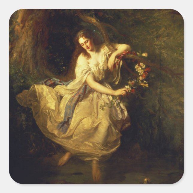 Adesivo Quadrado Ophelia (Frente)