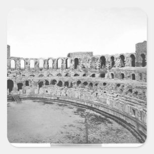 Adesivo Quadrado Opinião interior o anfiteatro