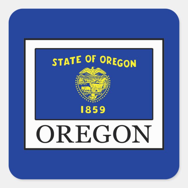 Adesivo Quadrado Oregon (Frente)