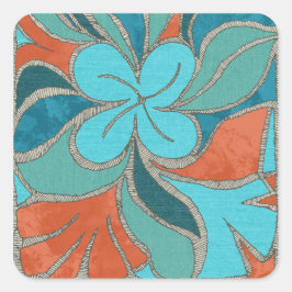 Adesivo Quadrado Organizador de Mesa Terracool Bloom