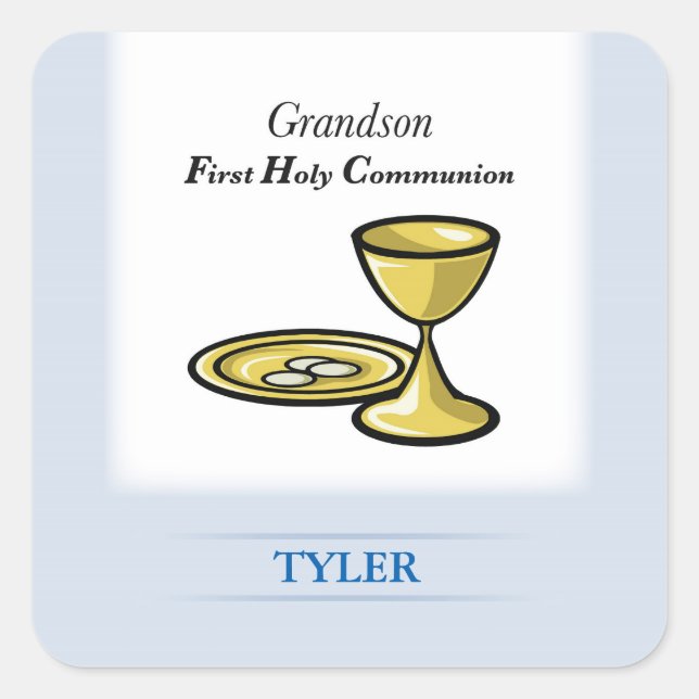 Adesivo Quadrado Órgão comunal e neto de sangue (Frente)