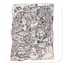 Órgão de Worries Sticker