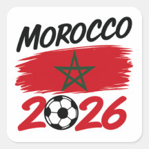 Orgulho de Adepto de Futebol Marrocos 2026 