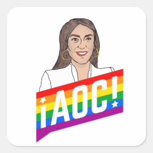 Adesivo Quadrado Orgulho LGBT AOC