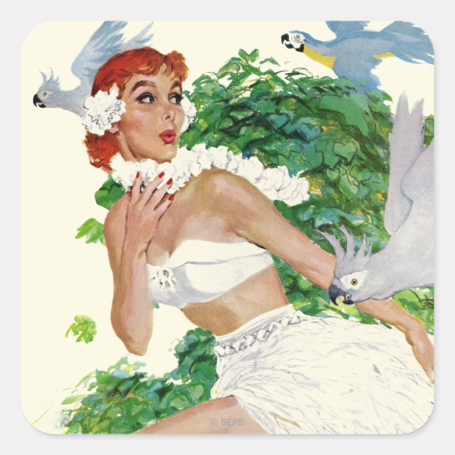 Adesivo Quadrado Ortografia das Ilhas (Frente)