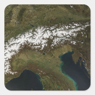 Adesivo Quadrado Os Alpes