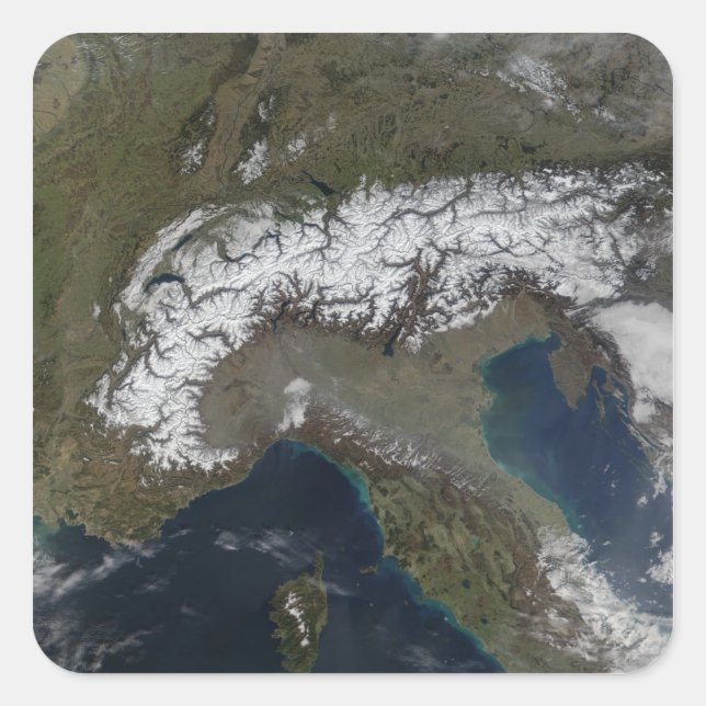 Adesivo Quadrado Os Alpes 3 (Frente)