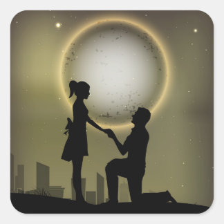 Adesivo Quadrado Os Autocolantes da Proposta