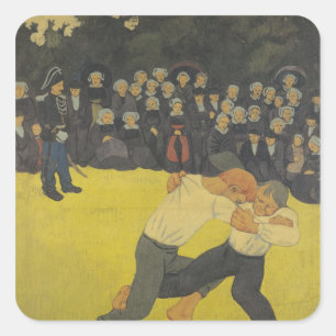 Adesivo Quadrado Os bretões da luta, c.1893