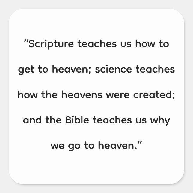 Adesivo Quadrado Os Céus (Frente)