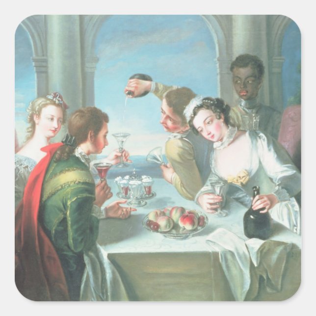 Adesivo Quadrado Os Cinco Sentidos (Frente)