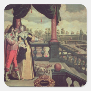 Adesivo Quadrado Os cinco sentidos - cheiro