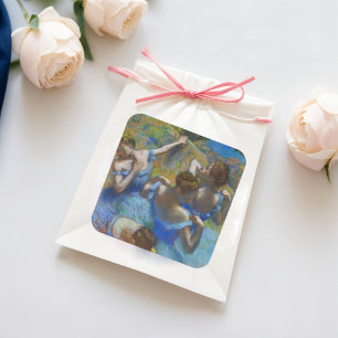 Adesivo Quadrado Os Dançarinos Azuis, Degas Art