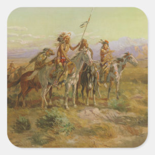 Adesivo Quadrado Os escuteiros