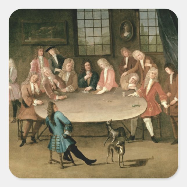 Adesivo Quadrado Os Jogadores (Frente)