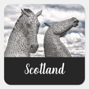 Adesivo Quadrado Os Kelpies em Falkirk