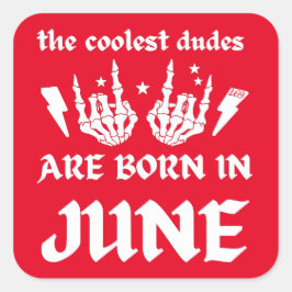 ADESIVO QUADRADO OS MAIS FELIZES SÃO NASCER NO FEIXE DE JUNHO