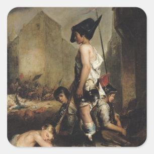 Adesivo Quadrado Os patriotas pequenos, 1830