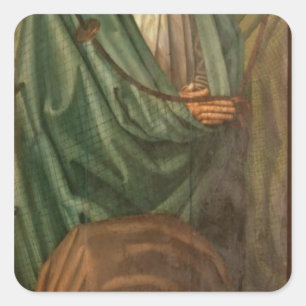 Adesivo Quadrado Os pescadores, do Polyptych do St.