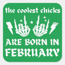 ADESIVO QUADRADO OS PINTINHOS MAIS FELIZES SÃO NASCERES NO FÉRIO