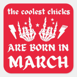 ADESIVO QUADRADO OS PINTINHOS MAIS LEGAIS SÃO NASCER NO FEIXE DE MA